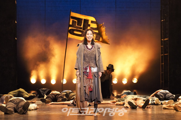 뮤지컬 '광주' 프레스콜 중 넘버 '님을 위한 행진곡'. 2022.04.21 사진 ⓒ아트코리아방송 DB