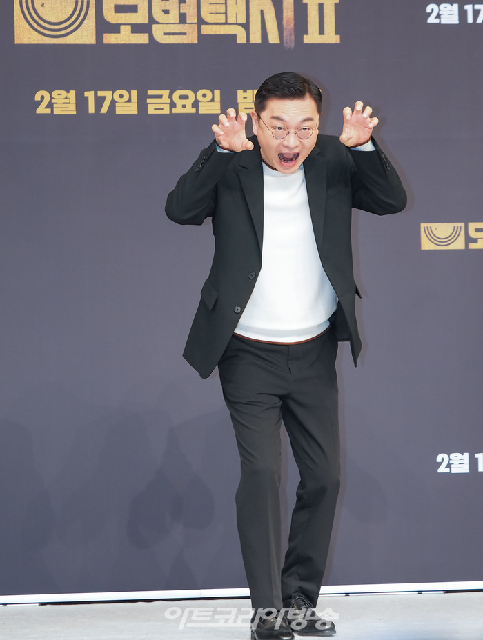 SBS 새 금토드라마 '모범택시2' 제작발표회(김의성) 2023.02.17 사진 ⓒ아트코리아방송 이용선 기자​