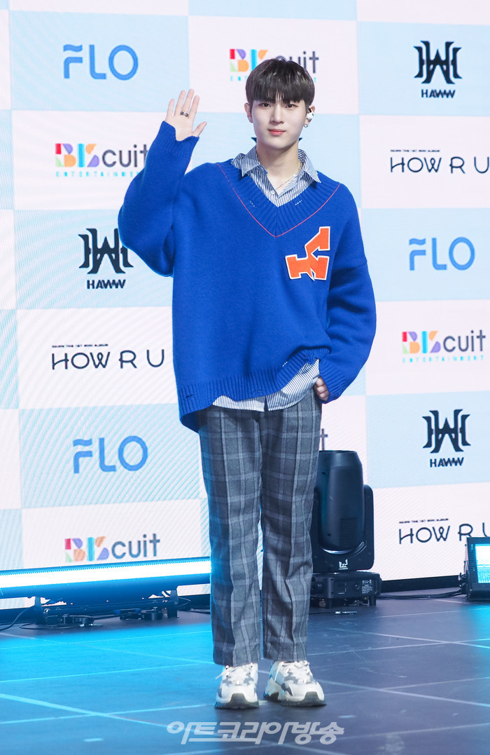 하우(HAWW) 첫 번째 미니앨범 '하우 아 유'(HOW R U) 발매 기념 쇼케이스(찬영) 2023.02.23 사진 ⓒ아트코리아방송 이용선 기자​