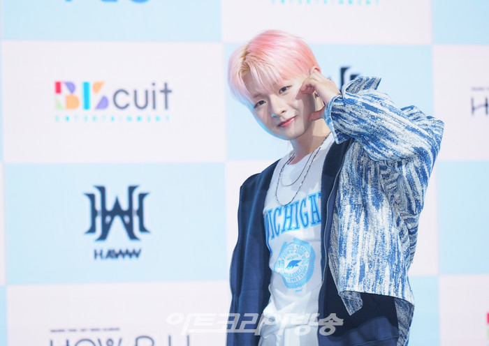 하우(HAWW) 첫 번째 미니앨범 '하우 아 유'(HOW R U) 발매 기념 쇼케이스(루이) 2023.02.23 사진 ⓒ아트코리아방송 이용선 기자​