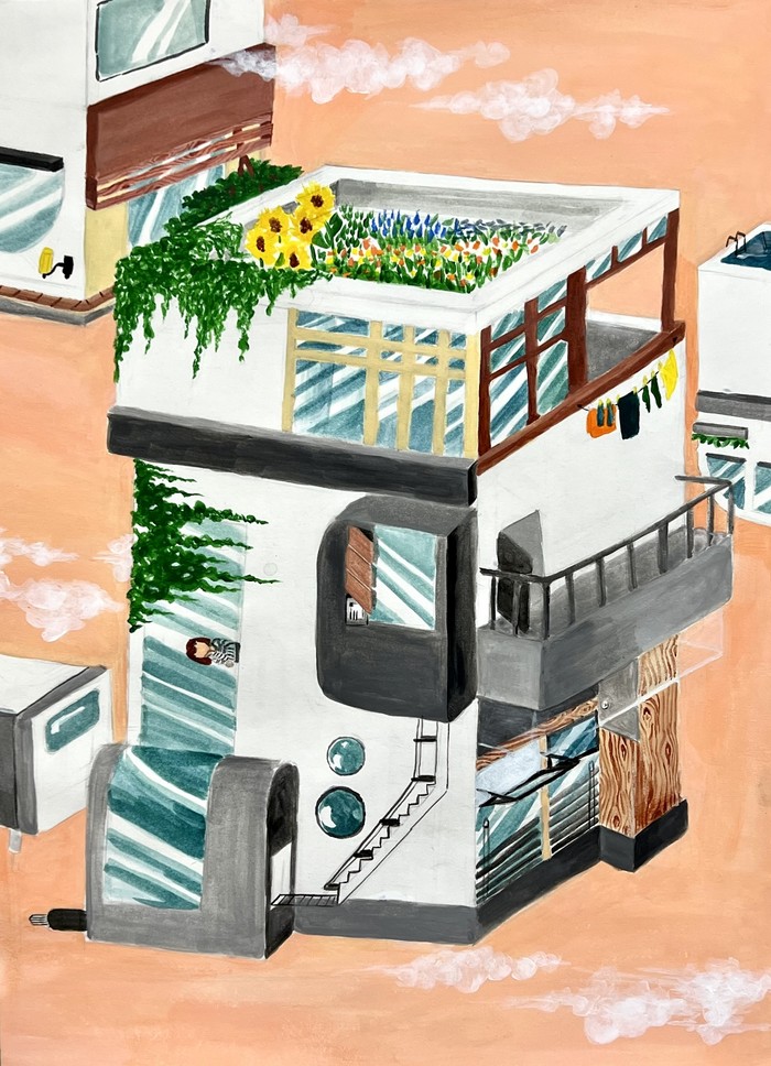 제2회 부산국제어린이청소년아트페어 '비카프'(BIKAF, Busan International Kids Art Fair) 영예의 대상은 '미래의 나의 집' (신비 학생) 제공 비카프 사무국