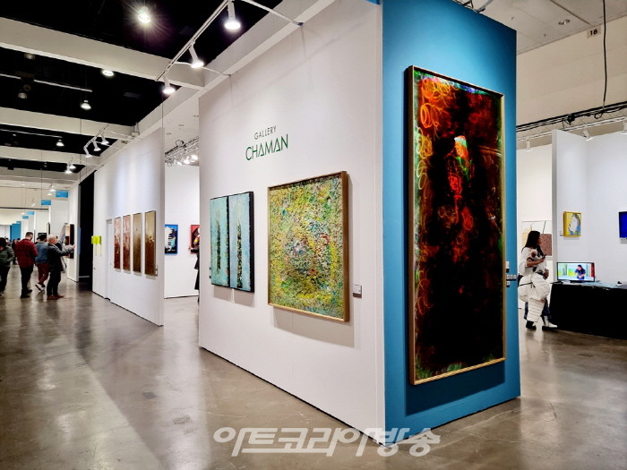 최소리 작가, 소리로 만든 감동적 이미지로 큰 호응 ‘2023 LA Art Show’ 참가