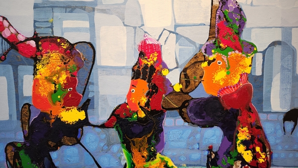 꾸러기 10번째 이야기_마법사 72.7×60.6cm 2023