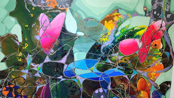 꾸러기 13번째 이야기_해피 바이러스 72.7×60.6cm 2023