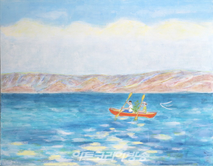 1.jpg_이오성_Tabgha_112x145.5cm_mixed media on canvas_2022