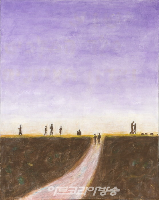 3.jpg_이오성_Around Dawn_91x72cm_mixed media on canvas_2023