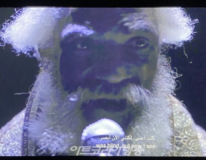 Theaster Gates의 Billy Sings Amazing Grace (2013). 사진: 자넬 자라