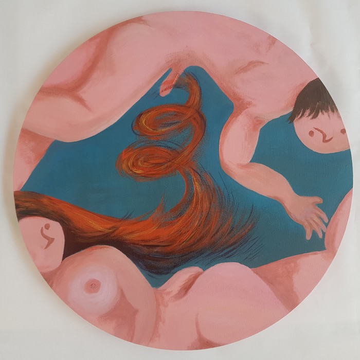                         백지상, 천지창조1_40x40_acrylic on canvas_2021 