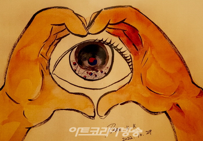 한국원로만화가협회 50인 '우리는 하나다, 하얀나비' 국회展