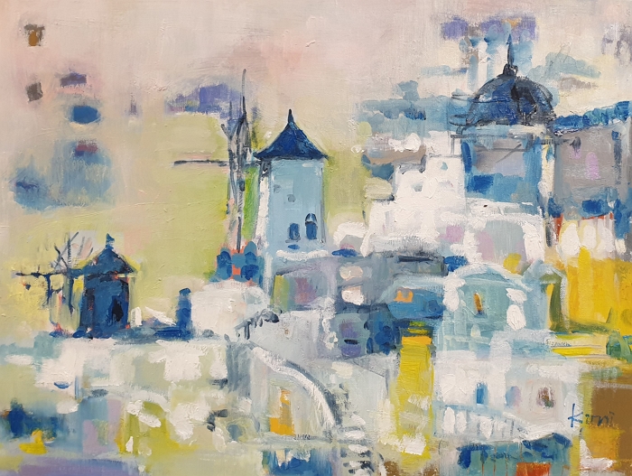 Travel Story 53×40.9cm oil on canvas 