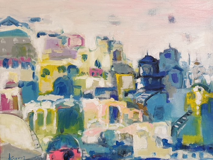 Travel Story 53×40.9cm oil on canvas