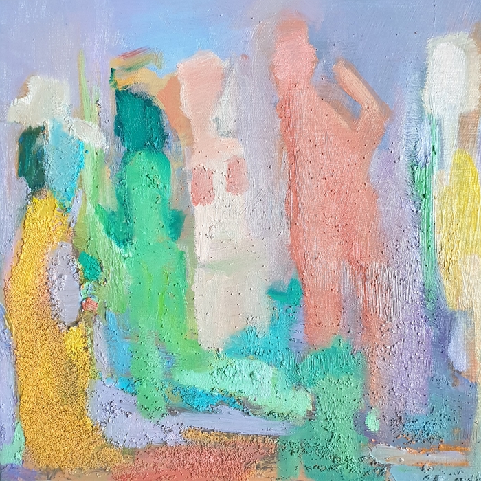 relations 30×30cm oil on Canvas