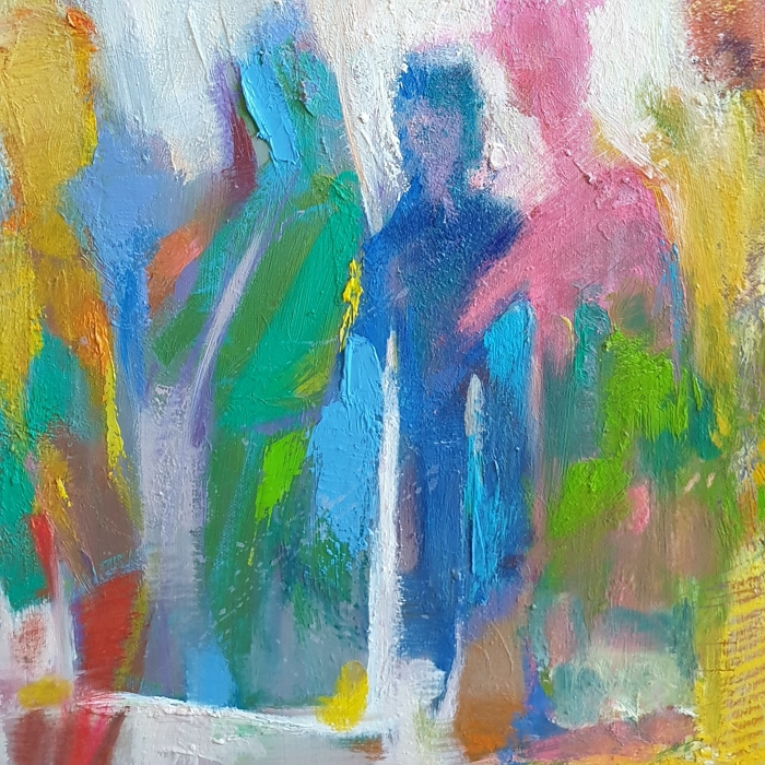 relations 30×30cm oil on Canvas