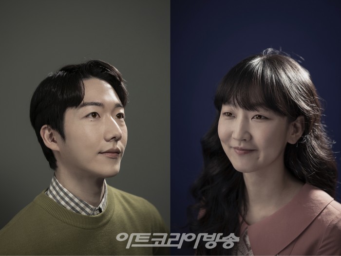 ​연극 '누구와 무엇' 프로필(엘리 역 이승민, 마위시 역 박수빈) 제공 정동극장