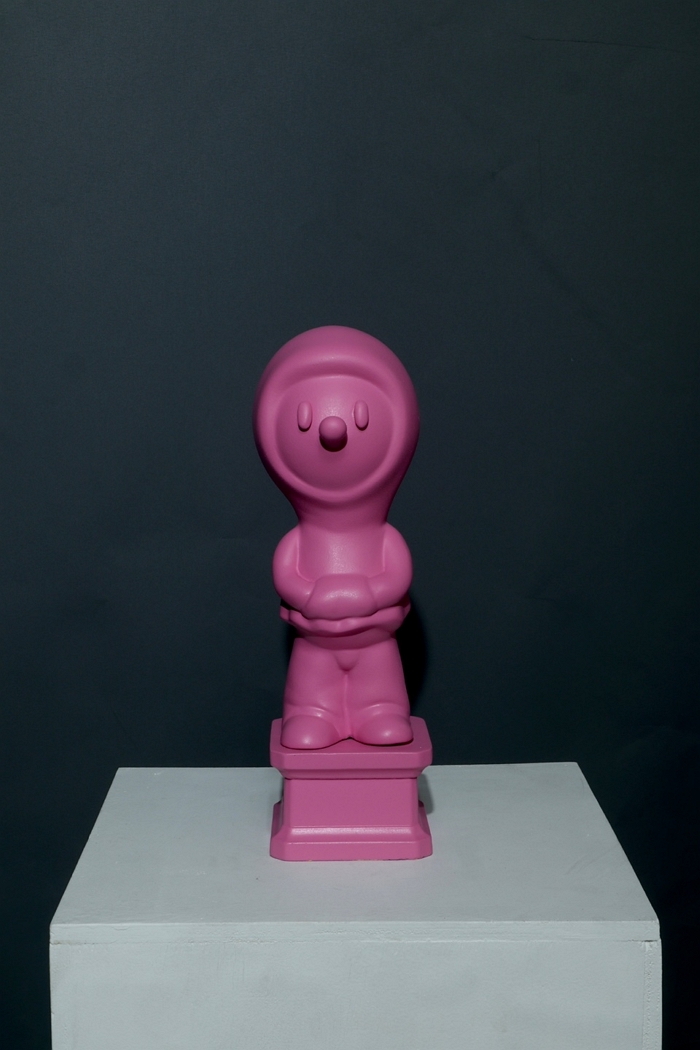 Unclear Image_self_01 75x75x235mm , frp에 채색 , 2023