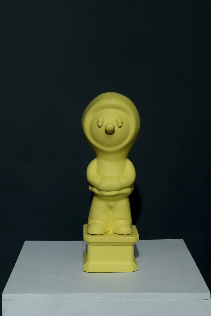 Unclear Image_self_04 75x75x235mm , frp에 채색 , 2023