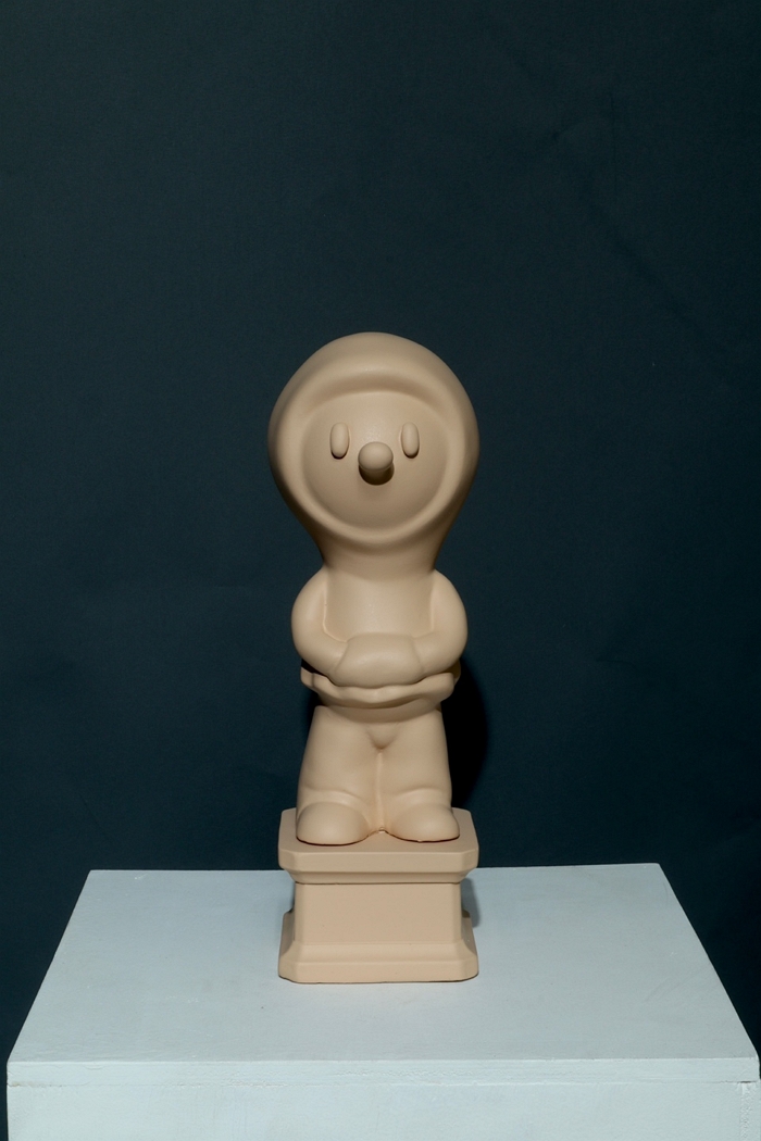 Unclear Image_self_03 75x75x235mm , frp에 채색 , 2023