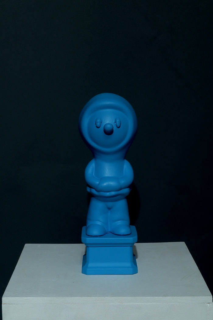 Unclear Image_self_02 75x75x235mm , frp에 채색 , 2023