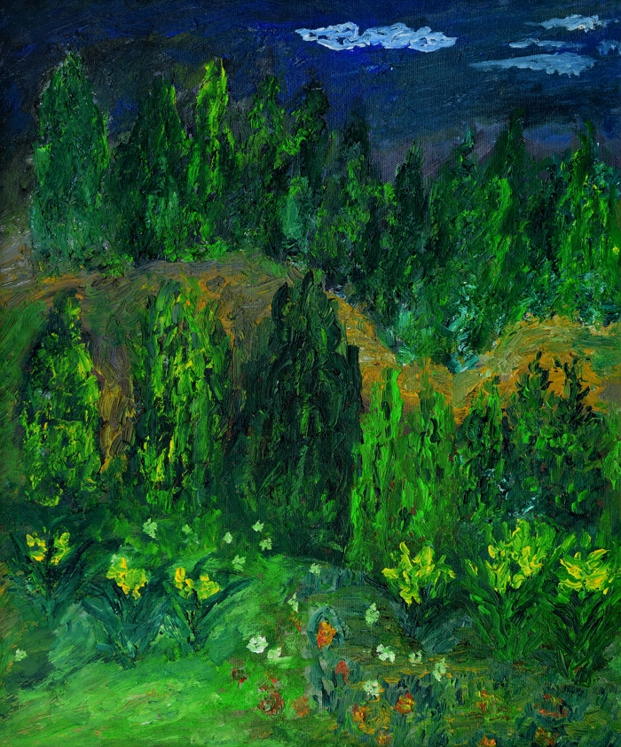 새벽 산책길 53 x 45.5cm oil on canvas 2022