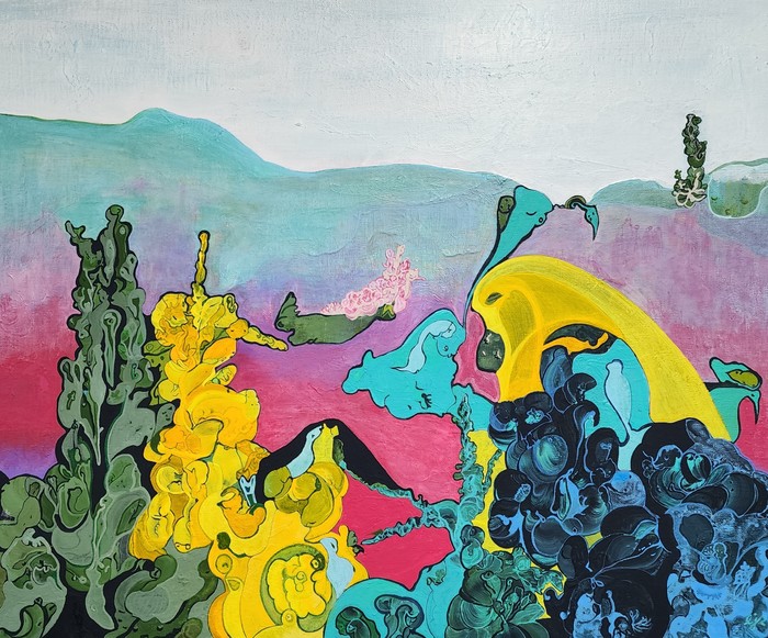 유년의 꿈 73*61 캔버스에 아크릴 2020