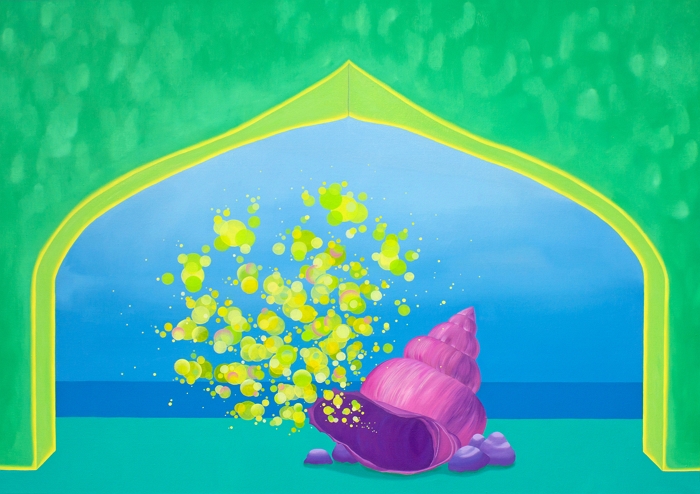 Conch's Dream_소라의 꿈 100x72.7 Oil on canvas 2021