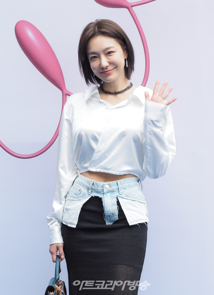 '2023 F/W 서울패션위크' 오프닝 이성동 디자이너의 얼킨(Ul:kin) 패션쇼 포토월(신소율) 2023.03.15 사진 ⓒ아트코리아방송 이용선 기자​​