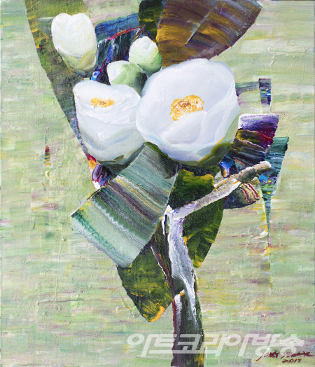 강종열 作_Camellia_Acrylic on canvas_72.7x60.6cm