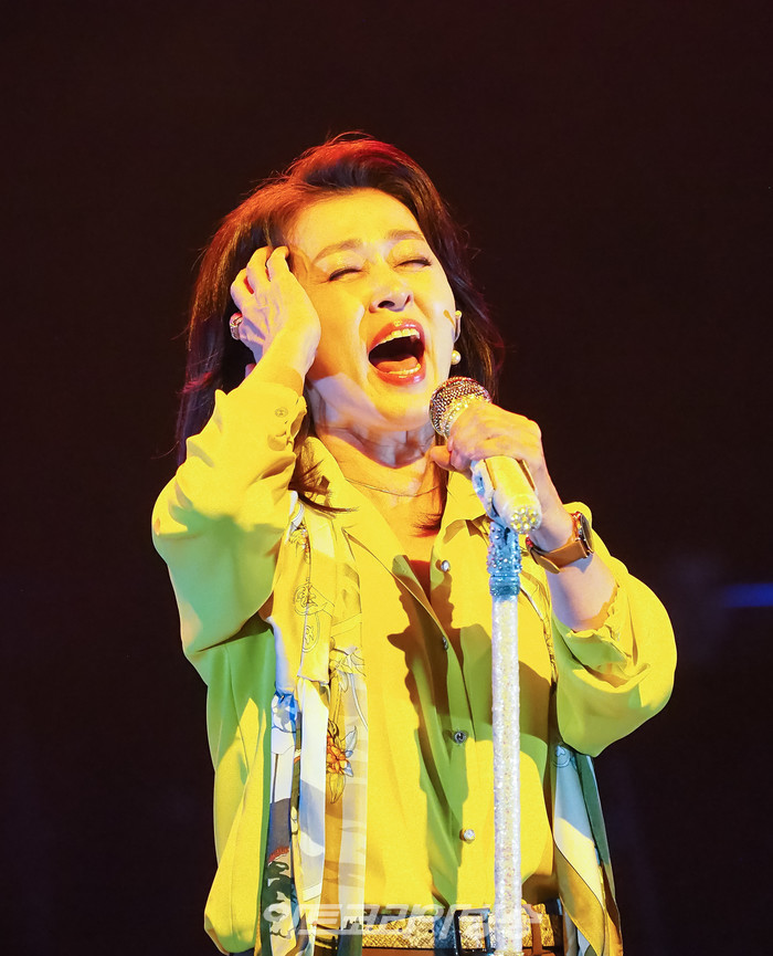 창작뮤지컬 '다시, 봄' 프레스콜(은옥 역 문희경). 2023.03.15 사진 ⓒ아트코리아방송 이용선 기자​​