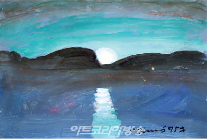 하반영, 하느님 은혜, 54x46cm. 2013