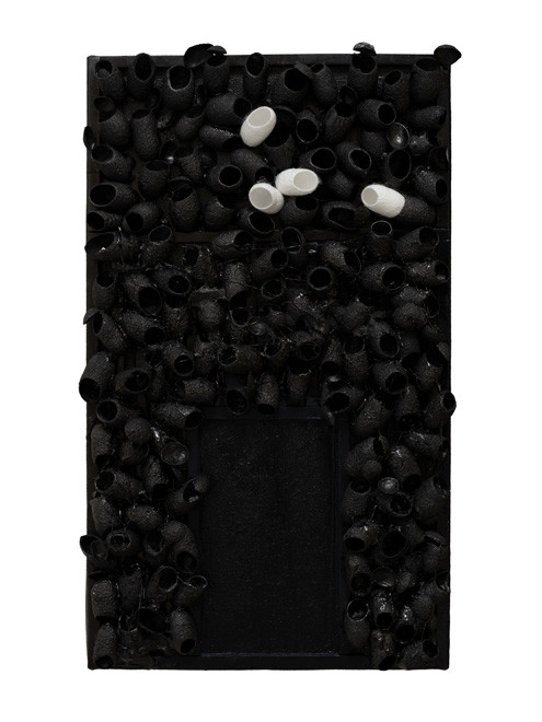 천현태 작_40.9 x 24.2cm, 캔버스에 먹, 2023