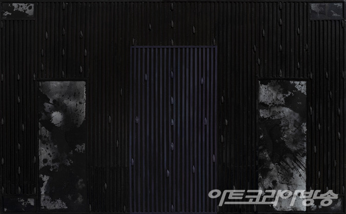 천현태 작_130.3 x 80.3cm, 캔버스에 먹, 2023