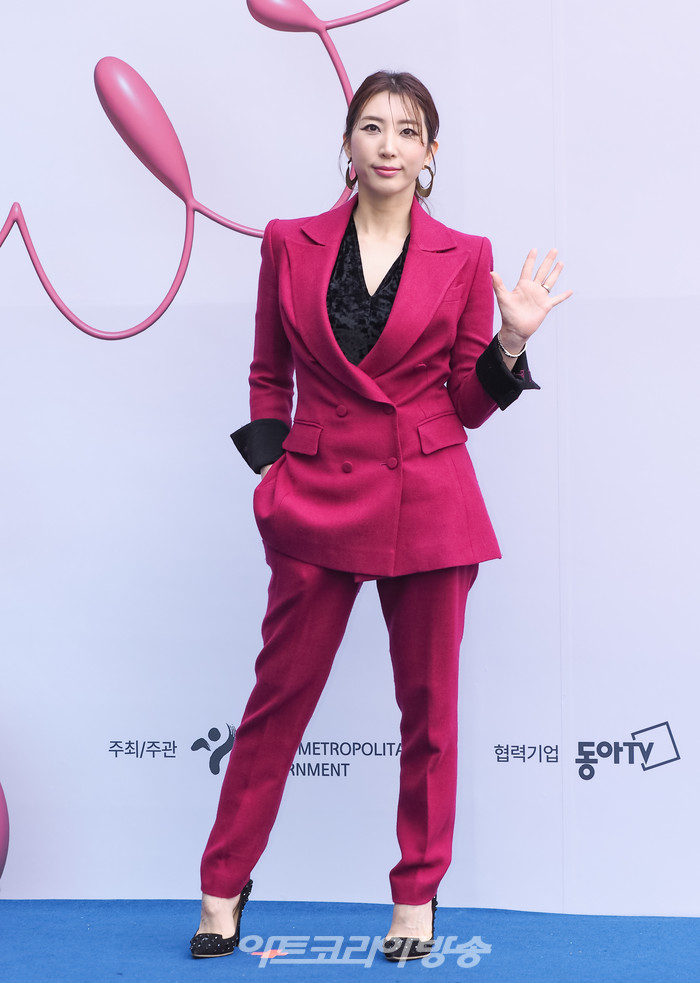 '2023 F/W 서울패션위크' 고미진 디자이너의 메종니카(MAISON NICA) 패션쇼 포토월(박인영) 2023.03.19 사진 ⓒ아트코리아방송 이용선 기자​​