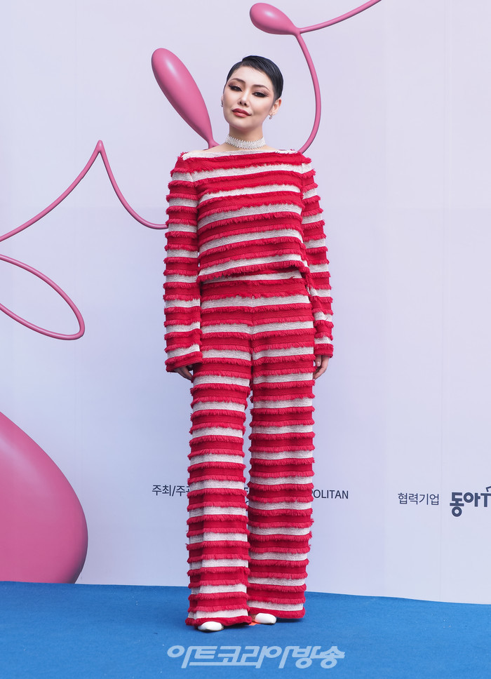 '2023 F/W 서울패션위크' 고미진 디자이너의 메종니카(MAISON NICA) 패션쇼 포토월(치타) 2023.03.19 사진 ⓒ아트코리아방송 이용선 기자​​