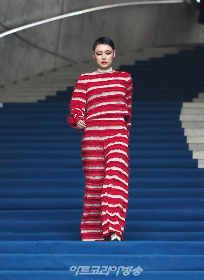 '2023 F/W 서울패션위크' 고미진 디자이너의 메종니카(MAISON NICA) 패션쇼 포토월(치타) 2023.03.19 사진 ⓒ아트코리아방송 이용선 기자​​