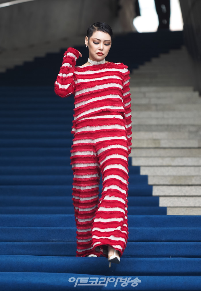 '2023 F/W 서울패션위크' 고미진 디자이너의 메종니카(MAISON NICA) 패션쇼 포토월(치타) 2023.03.19 사진 ⓒ아트코리아방송 이용선 기자​​