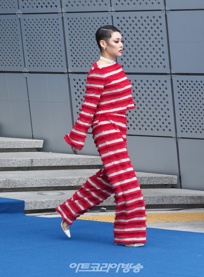 '2023 F/W 서울패션위크' 고미진 디자이너의 메종니카(MAISON NICA) 패션쇼 포토월(치타) 2023.03.19 사진 ⓒ아트코리아방송 이용선 기자​​