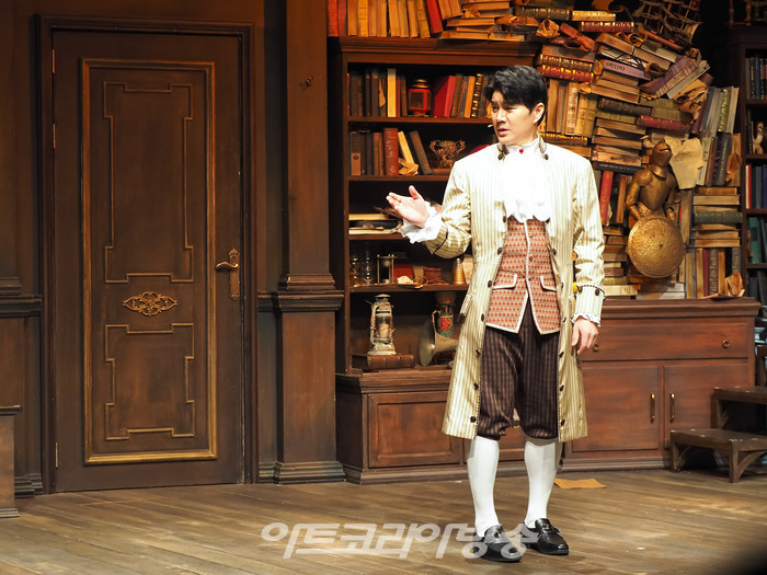 ​뮤지컬 '윌리엄과 윌리엄의 윌리엄' 프레스콜(윌리엄 사무엘 아일랜드 역 이경수) 2023.03.21 사진 ⓒ아트코리아방송 이용선 기자​​​