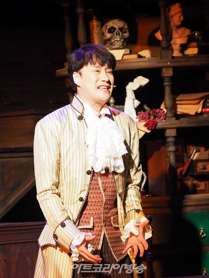 뮤지컬 '윌리엄과 윌리엄의 윌리엄' 프레스콜(윌리엄 사무엘 아일랜드 역 김수용) 2023.03.21 사진 ⓒ아트코리아방송 이용선 기자​​
