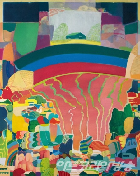 임영주 作_Heterotopia - Spring ll, 2022_Oil on Canvas_80x100cm