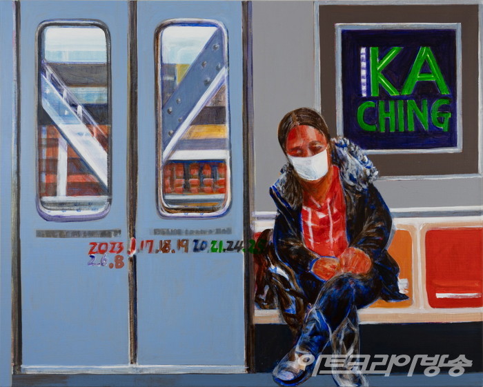 서용선 作_ 브루클린 4 2023 Acrylic on canvas 61 x 76cm 이미지 제공. 장디자인아트