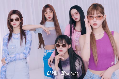 아이웨어 카린(CARIN)의 전속모델 뉴진스 두 번째 화보. 제공 카린