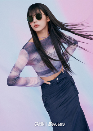 아이웨어 카린(CARIN)의 전속모델 뉴진스 두 번째 화보. 제공 카린