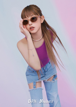 아이웨어 카린(CARIN)의 전속모델 뉴진스 두 번째 화보. 제공 카린