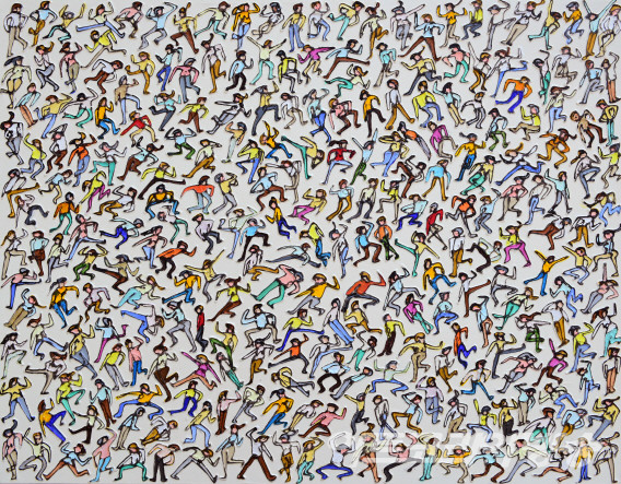 신흥우 作 _ Dance, 116.8x91cm, Acrylic on Canvas, 2022