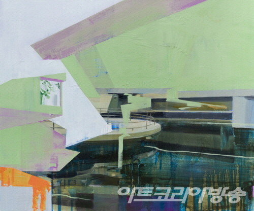 오다솔 作 _ Montage-1909_Oil on canvas_37.9x45.5cm_2019