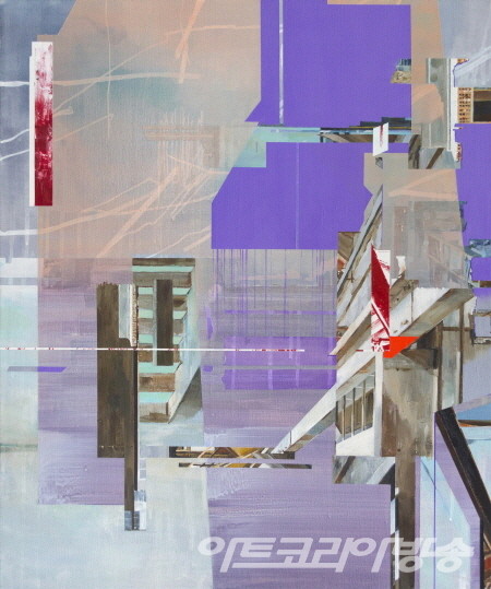 오다솔 作 _ Montage-2004_Acrylic on canvas_72.7x60.6cm_2020