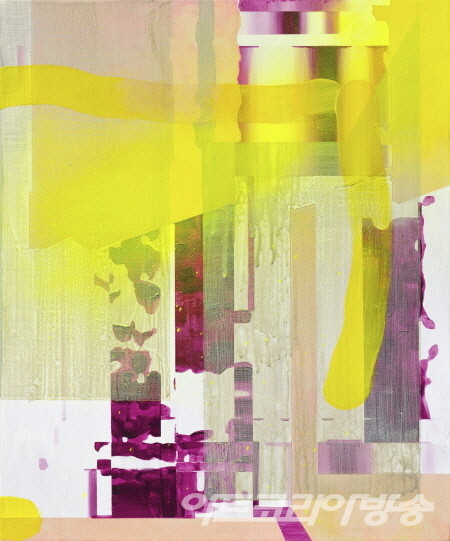 오다솔 作 _ Montage-2203_Acrylic on canvas_45.5x37.9cm_2022