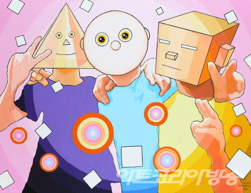 황성동 作_Hero 2302_acrylic on canvas_111.7x146cm_2023