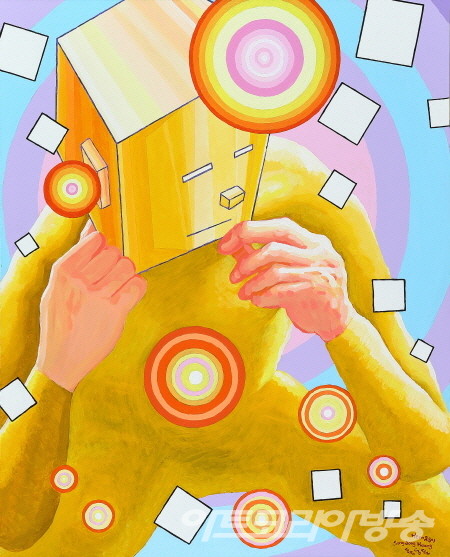 황성동 作_Hero 2301_acrylic on canvas_100x85.5cm_2023