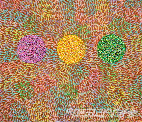 한남순 作_축제_45.5x53cm_Acrylic on canvas_2023